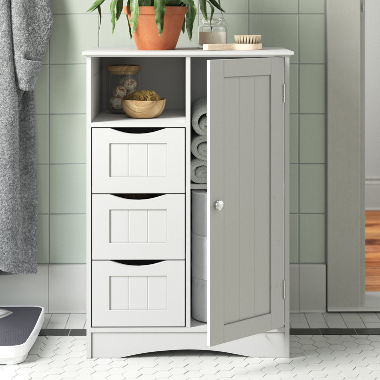Winston Porter Caril Freestanding Bathroom & Reviews Wayfair